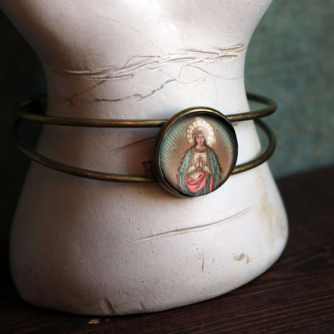 Our Lady of the Stars, Madonna of Guadalupe Cuff Bracelet
