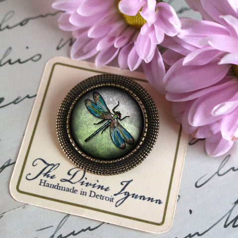 Dragonfly Vintage Inspired Pin Brooch