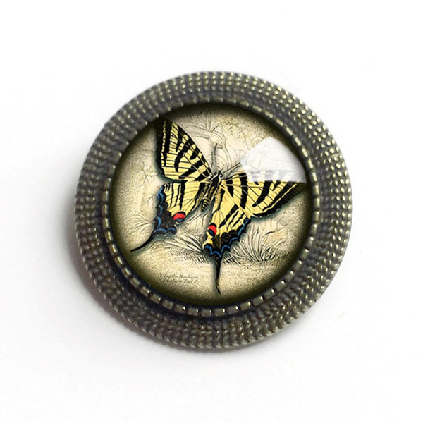 Swallowtail Butterfly Vintage Inspired Pin Brooch