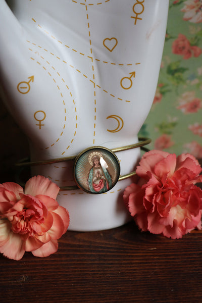 Our Lady of the Stars, Madonna of Guadalupe Cuff Bracelet