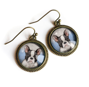 French Bulldog Earrings