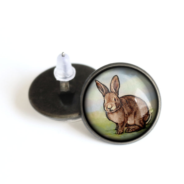 Easter Bunny Stud Earrings